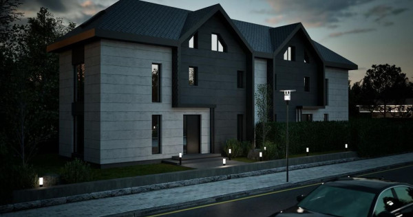 Vila 5cam-indiv la calcan-perete propriu/centru Popesti L...