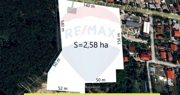 Teren intravilan 2.58 ha in proximitatea capitalei