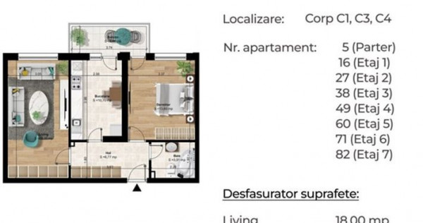 2camdec, 8min metrou Berceni