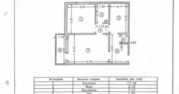 Apartament 2 camere de vanzare zona Sabroso, Constanta