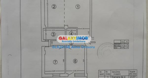 Apartament 3 camere finisaje premium JW Marriott ,13 Septemb