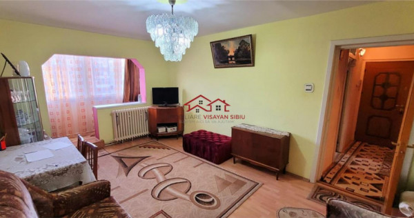 Apartament 3 camere,str.Siretului,Sibiu,comision 0