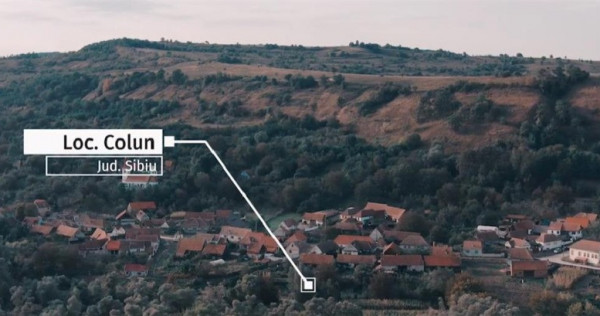 Casă cu 1100mp teren in satul Colun la 40 km de Sibiu