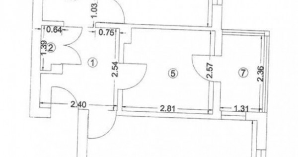 Apartament 2 camere decomandat zona Dacia