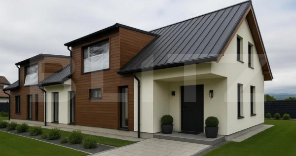 Vila de lux, 3 camere 95mp utili si pod mansardabil