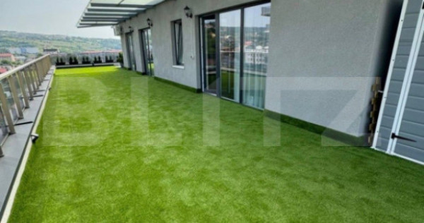 Apartament la cheie, 3 camere, 73 mp, 143 mp terasa, parcare