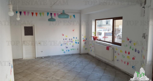 Spatiu comercial de inchiriat cu terasa -metrou Stefan cel