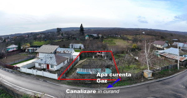 Casa batraneasca cu utilitati la poarta, asfalt nou, 15 min. de Iasi