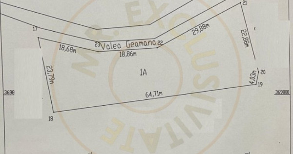 Teren intravilan 1299 MP Geamana, Pitesti &ndash; zona excelen
