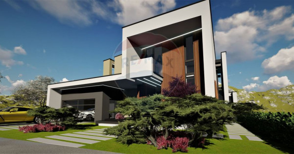 Vilă cu 3 camere, la roșu | Proiect modern &ndash; Poiana C...