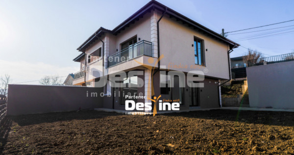 Duplex modern P+1+P calitate superioară 116 mp teren 390 mp