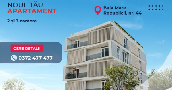 COMISION 0% - Apartamente cu 2 si 3 camere - Bdul Republicii 44