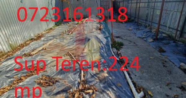 Teren 224 mp deschidere 7 m, Radu Negru- Buzaului -spital Ju