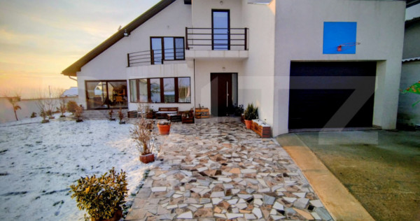 Casa moderna P+M, Panoramic, 480 mp curte, 220 mp utili