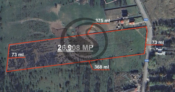 Teren intravilan de vanzare | 26.908 MP | Iedera de jos |...