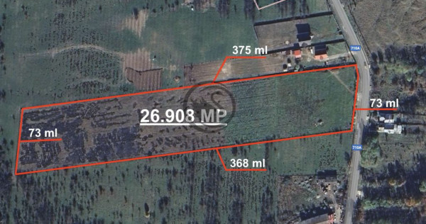 Teren intravilan de vanzare | 26.908 MP | Iedera de jos |...