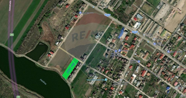 Teren intravilan 2.091 mp cu deschidere la lac &ndash; Afumați