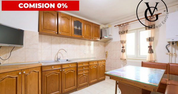 Apartament decomandat | 3 camere | zona Gara | luminos E-V