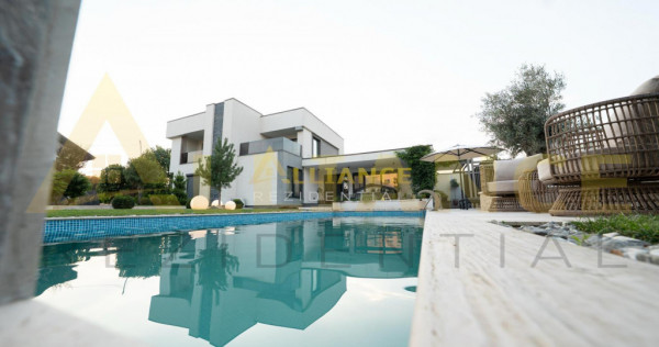 Vila de lux P 1E ||5 camere 5 bai dressing || 850mp teren