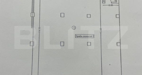 Spatiu comercial, 134.50 mp, zona Centru