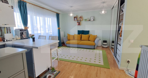 Apartament cu 2 camere, 44 mp, etajul 1 din 2, parcare cu CF