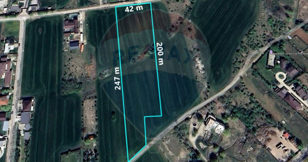 Teren intravilan, 9195 mp, dubla deschidere,Vladiceasca/S...