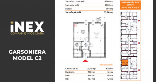 Garsoniera decomandata in Pitesti | Zona Stadion