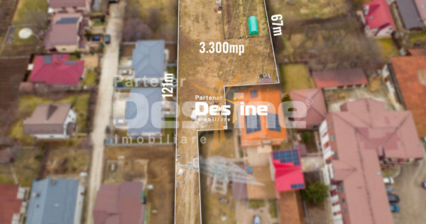 Teren Intravilan 3300 mp Tudor Neculai - CUG, Utilități, D