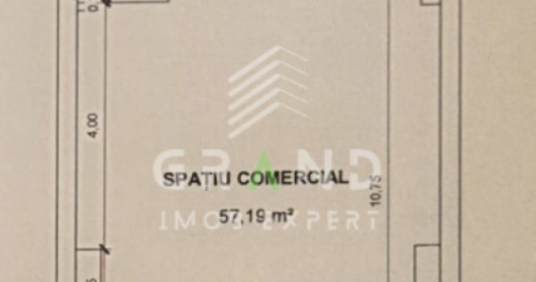 Spațiu Comercial | 73 mp | Vitrină 6 ml | Zona Piața Zori