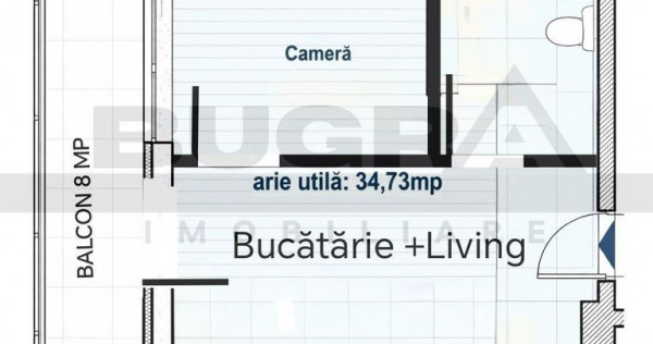 Apartament de 2 camere, modern, parcare, zona Restaurant ...