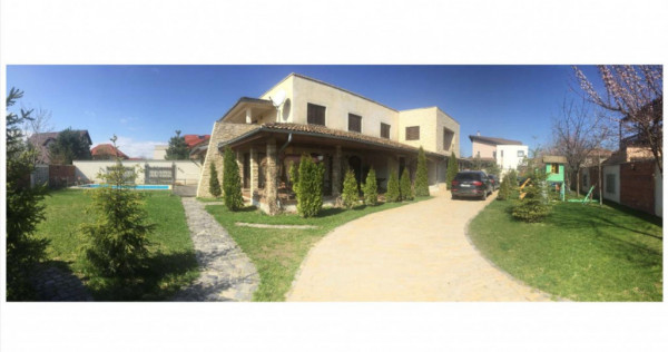 Vila exclusivistă cu 6 camere, piscina si grădină Băneas