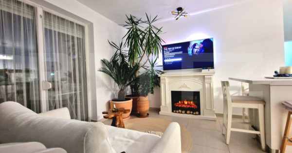 Apartament modern cu 3 camere, etajul 1, parcare cu CF, semi