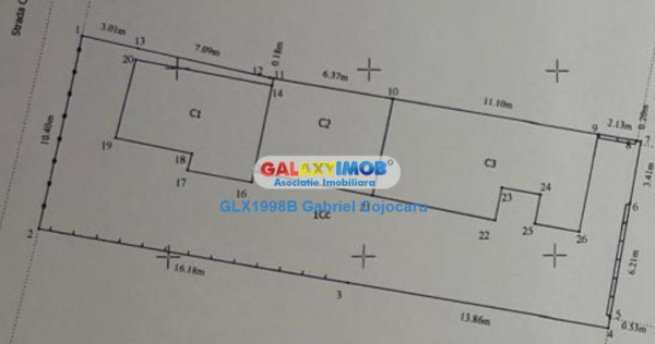Teren de / 300mp/ Rahova adiacent sos. Salaj