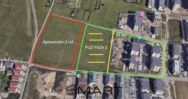 Teren intravilan 3HA Tractorul langa Grandis Residence