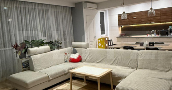 Apartament cu 3 camere, 80 mp utili, mobilat si utilat, parc