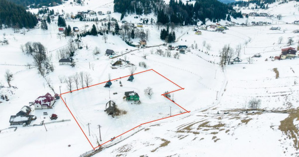 Teren 7,656 mp + Cabane tip A Frame, Fundata