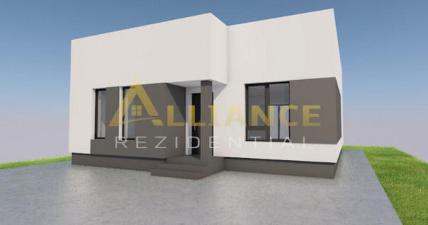 Vila individuala | 4 camere - 2 bai - Teren 307 mp