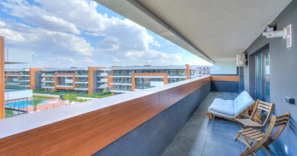 Apartament 2 camere mobilat Astorium Garden Titan - terasa
