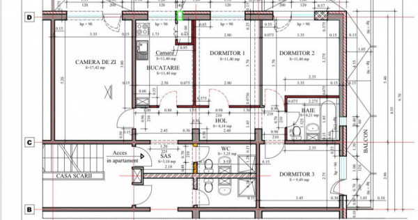 Apartament 4 camere spațios | Zona Piața Centrală C&acirc;mpin