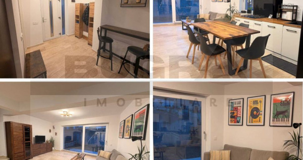 Duplex ultrafinisat de 120mp, curte 250mp, 4 parcari, zon...