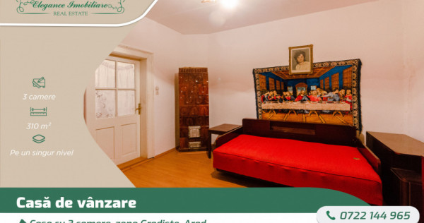 Casa cu 3 camere, zona Gradiste, Arad