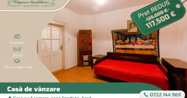 Casa cu 3 camere, zona Gradiste, Arad