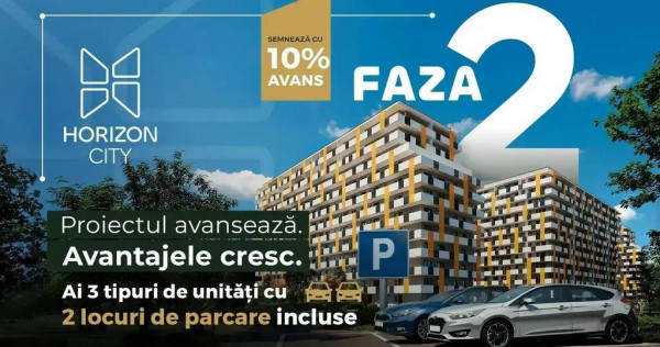 Horizon City &ndash; 3 Camere | Mobilier Inclus &icirc;n Preț | 2 Parcări Subterane Incluse