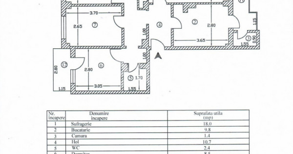 Apartament spațios 4 camere | Prundu | Confort, liniște ș