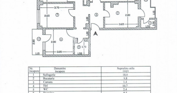 Apartament spațios 4 camere | Prundu | Confort, liniște ș