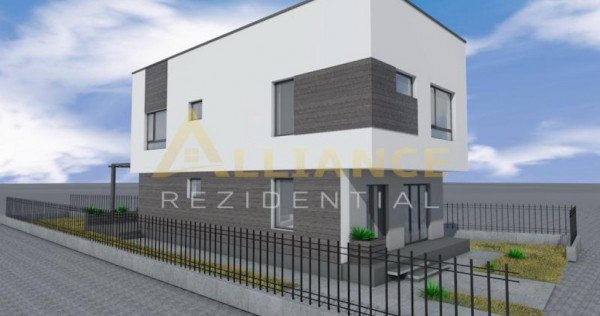 Casa individuala P 1E - 4 camere 3 bai dressing - teren 70