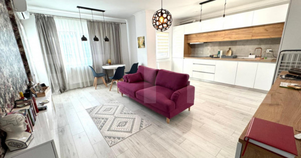 Apartament 2 camere, 50 mp, parcare subterana, balcon, Zona