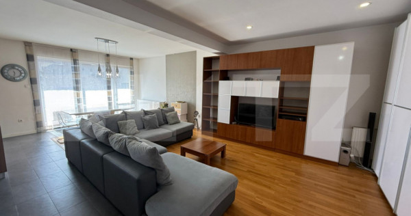 Apartament 3 camere, 107 mp, 2 parcari, garaj, zona străzii