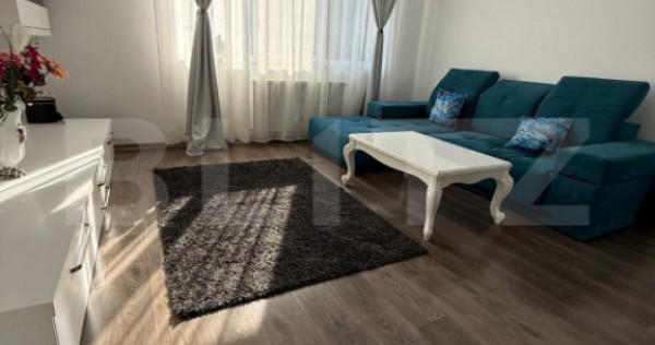 Apartament 2 camere, decomandat, mobilat si utilat, loc parc