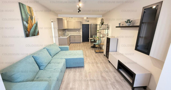 Zona Vhauta -ITC -2 camere + birou, mobilat utilat,beci,liber.